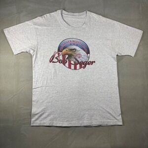 Vintage 1996 Bob Seger Silver Bullet Band Tour T-Shirt Grey Single Stitch XL
